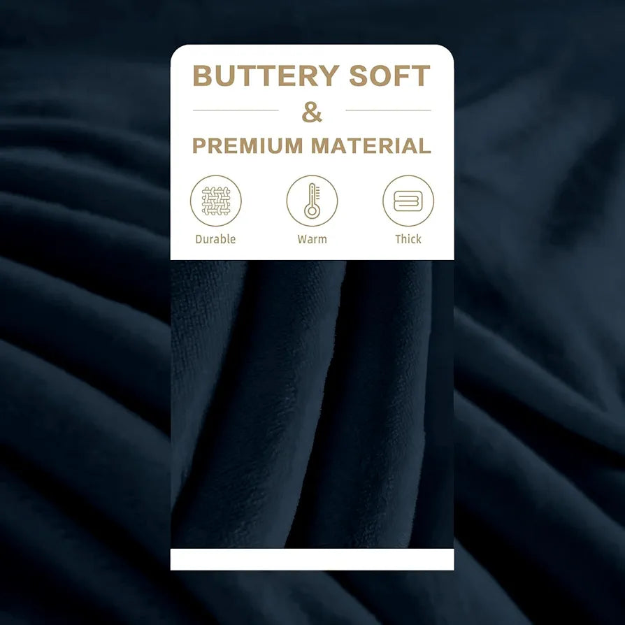Cloth Fusion Fleece Sherpa Blanket for Winter Single Bed 400GSM,Soft Quilt Blanket for Comfort & Warmth